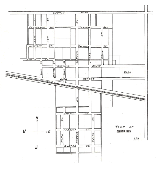 Zearing, Iowa 1956 History